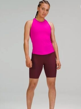 Lululemon Base Pace Ribbed Tank Top Pink Size Small